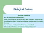 Biological Factors - slide 1
