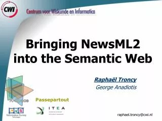 Bringing NewsML2 into the Semantic Web