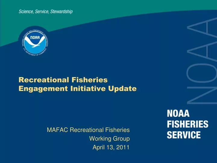 recreational fisheries engagement initiative update