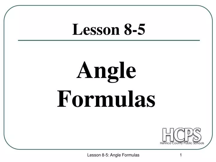 lesson 8 5