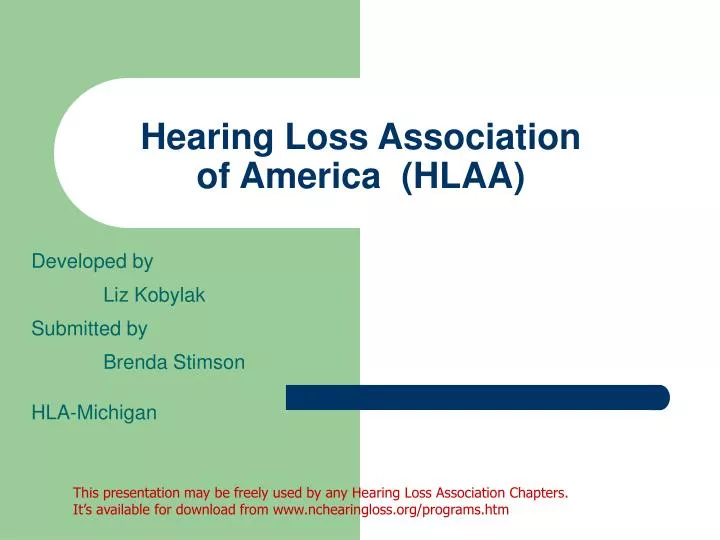 hearing loss association of america hlaa