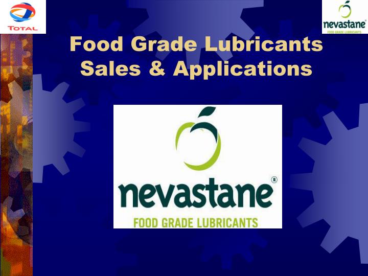 food grade lubricants sales applications