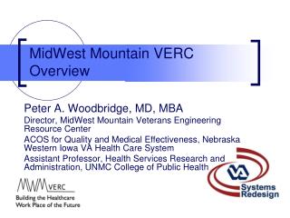 MidWest Mountain VERC Overview
