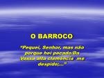 O BARROCO - slide 1
