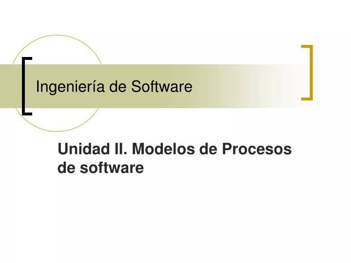 ingenier a de software