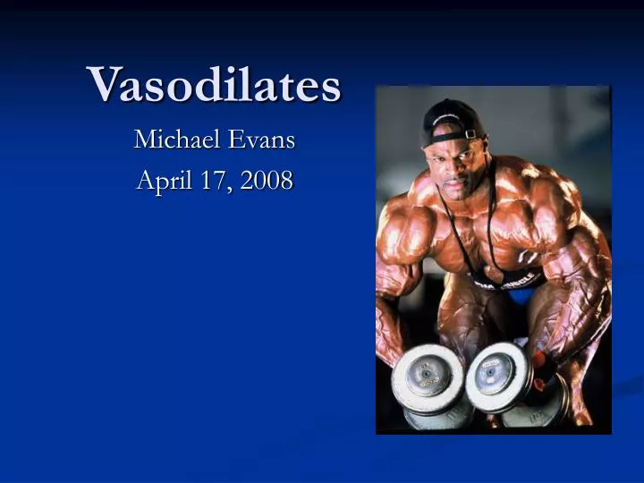 vasodilates