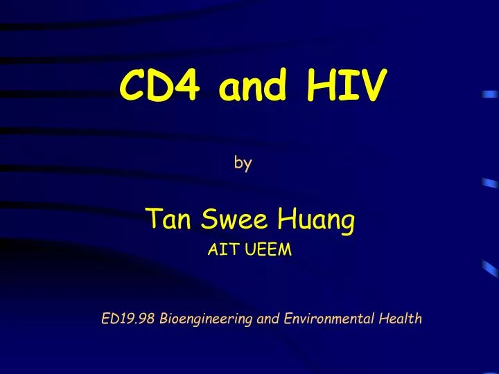 cd4 and hiv