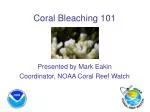 Coral Bleaching 101 - slide 1