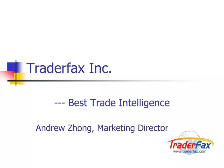 traderfax inc