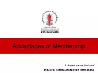 Advantages of Membership