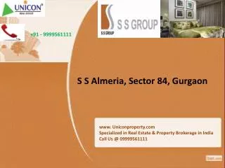 ss almeria gurgaon|call us at 09999561111 for almeria sector