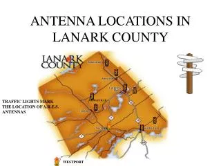 ANTENNA LOCATIONS IN LANARK COUNTY