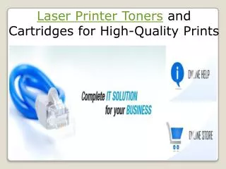 laser printer toners and cartridges for high-quality prints