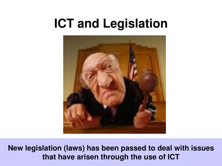 ict and legislation