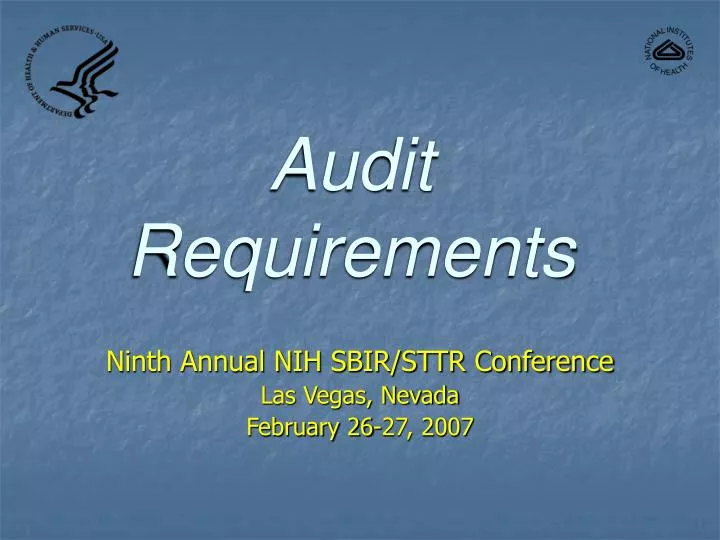 audit requirements