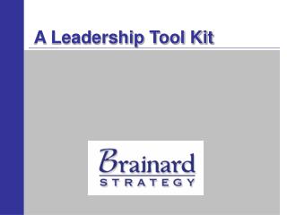 A Leadership Tool Kit