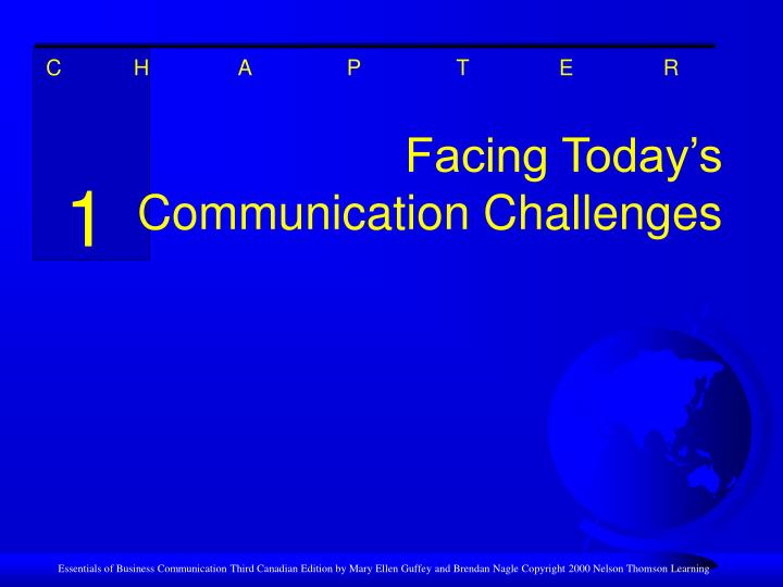 facing today s communication challenges