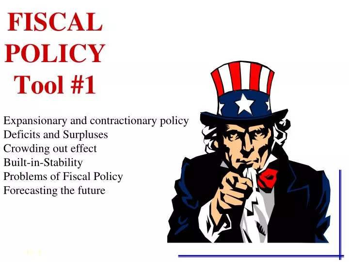 fiscal policy tool 1