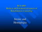 RCS 6080 Medical and Psychosocial Aspects of Rehabilitation Counseling
