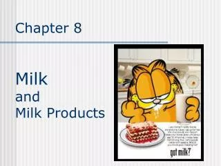 Chapter 8 Milk and Milk Products