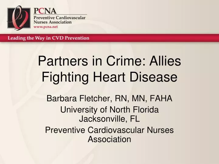 partners in crime allies fighting heart disease