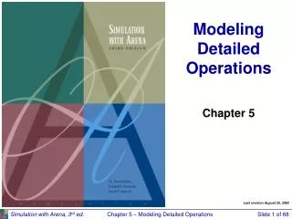 Modeling Detailed Operations