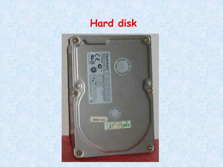 hard disk