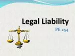 Legal Liability - slide 1