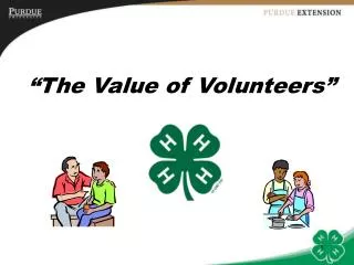 “The Value of Volunteers”