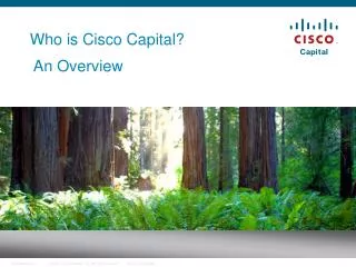 Who is Cisco Capital? An Overview