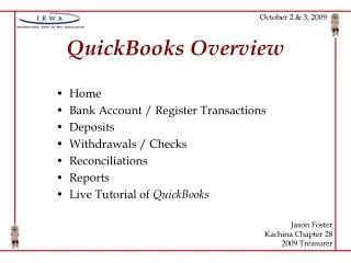 QuickBooks Overview
