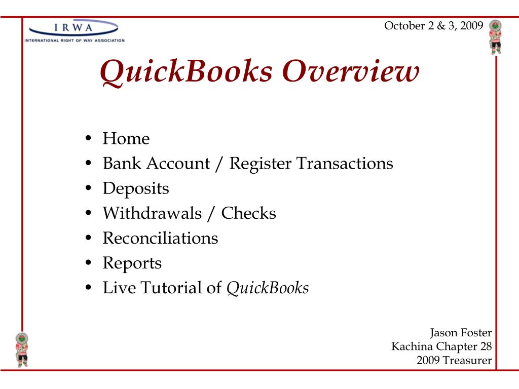 PPT - QuickBooks Overview PowerPoint Presentation, free download - ID ...