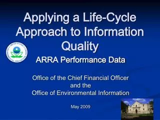 Applying a Life-Cycle Approach to Information Quality