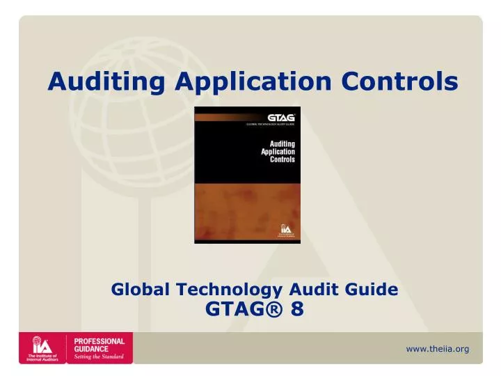 auditing application controls