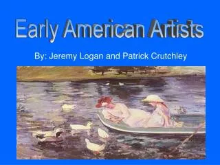 Early American Artists
