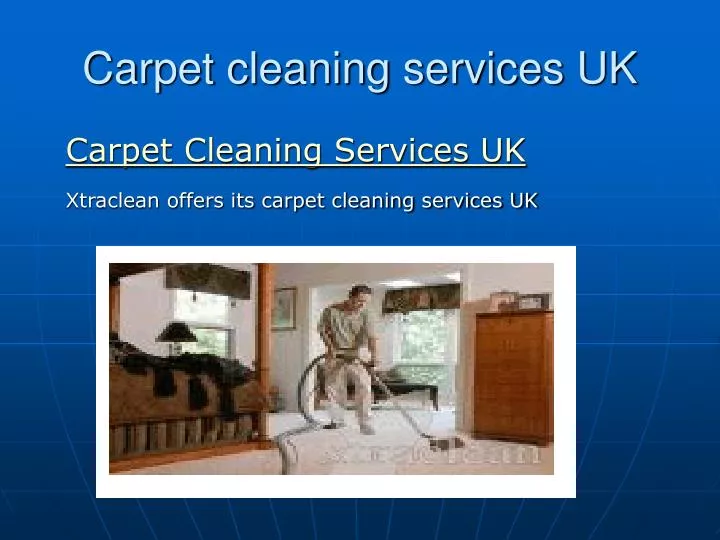 carpet cleaning services uk