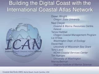 Building the Digital Coast with the International Coastal Atlas Network