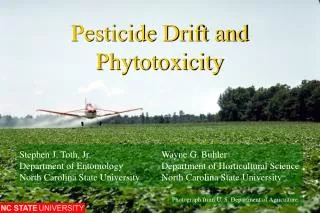 Pesticide Drift and Phytotoxicity