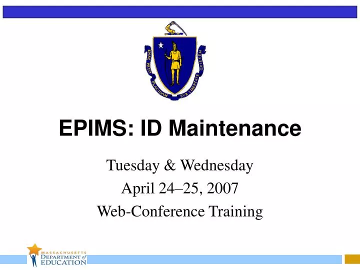 epims id maintenance