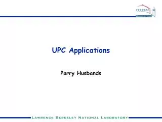 UPC Applications