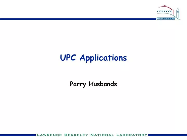 upc applications