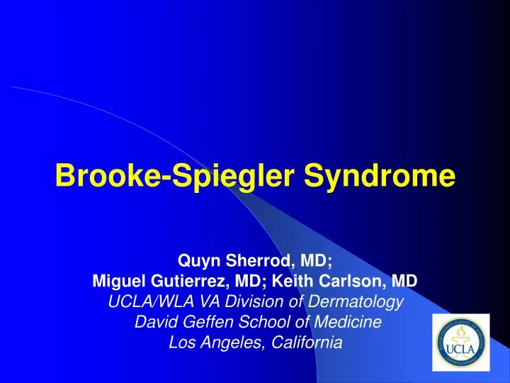 brooke spiegler syndrome