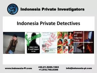 Indonesia??Private Detectives