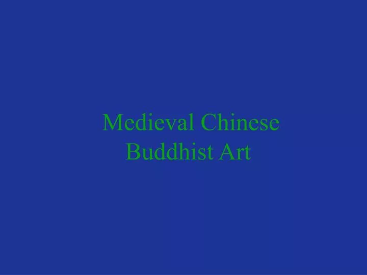 medieval chinese buddhist art