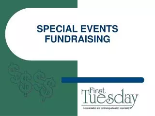 SPECIAL EVENTS FUNDRAISING