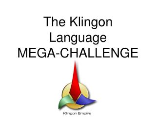 the klingon language mega challenge