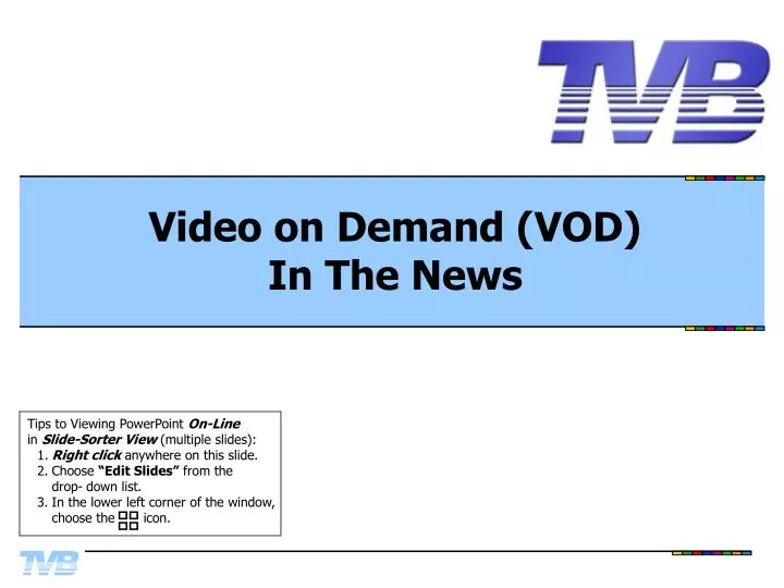 video on demand vod in the news