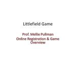 Littlefield Game - slide 1