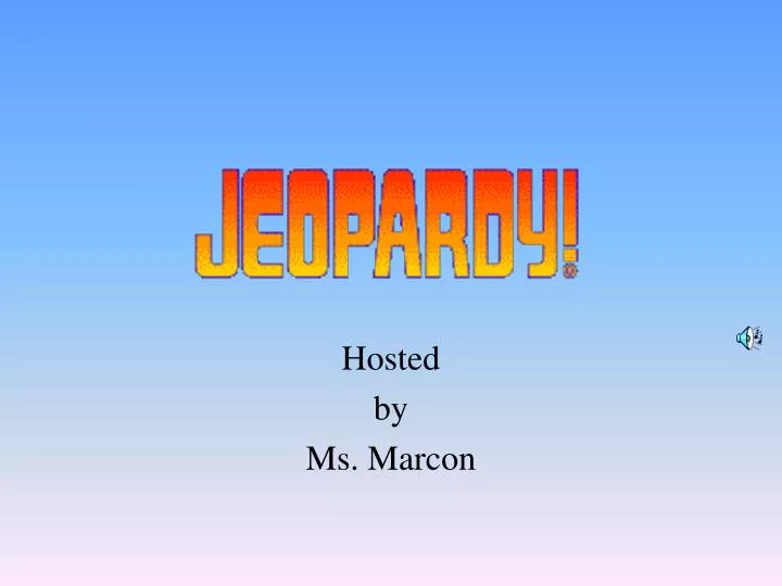 hosted by ms marcon