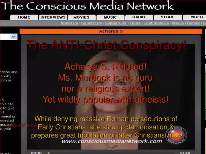 the anti christ conspiracy